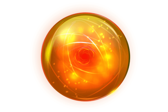 Download Fantasy Sphere with Golden Glow Effect. - Golden glow Collection