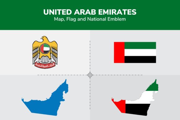 Download United Arab Emirates Map, Flag - Arab Collection