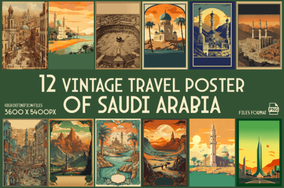Download Vintage Travel Posters of Saudi Arabia - Arab Collection