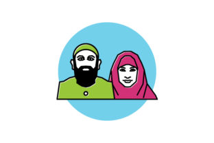 Download Arabic Moslem People Vector Illustration - Arab Collection