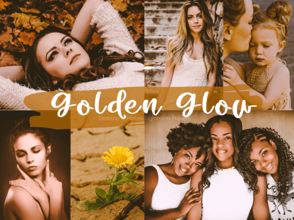 Download 10 Warm Golden Glow Lightroom Presets - Golden glow Collection